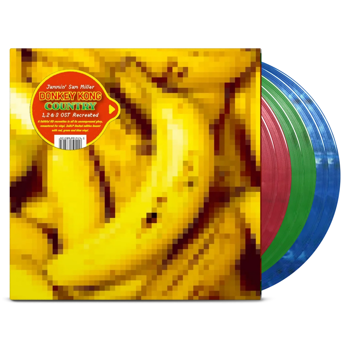 「Donkey Kong Country 3」Soundtrack　Vinyl NEW Donkey Kong Country 3 Dixie Double Trouble Game