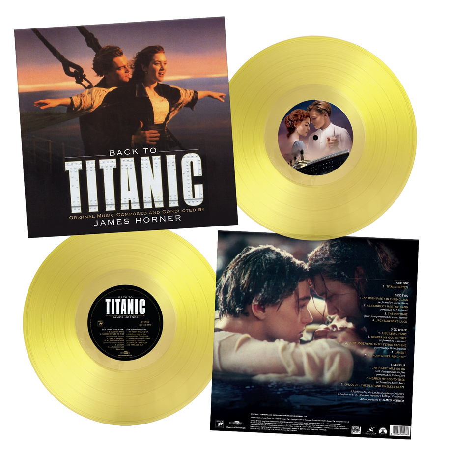 TITANIC サウンドトラック レコード 貴重 カラー・レコード2枚組 タイタニック サウンド・トラック