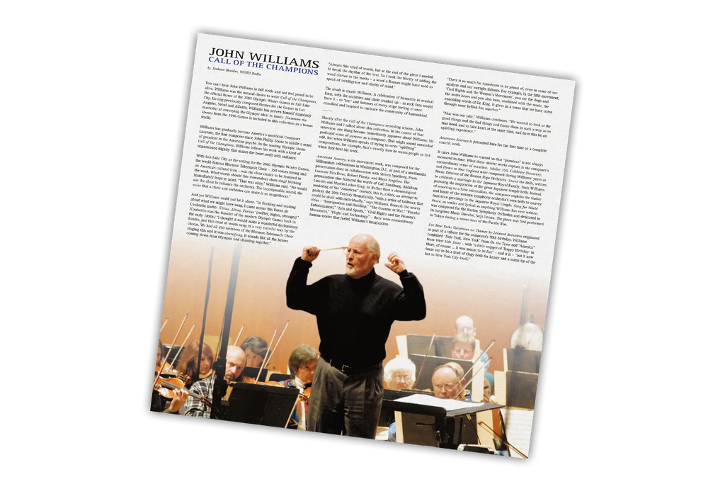 John Williams - Call of the Champions | Shop Exclusive