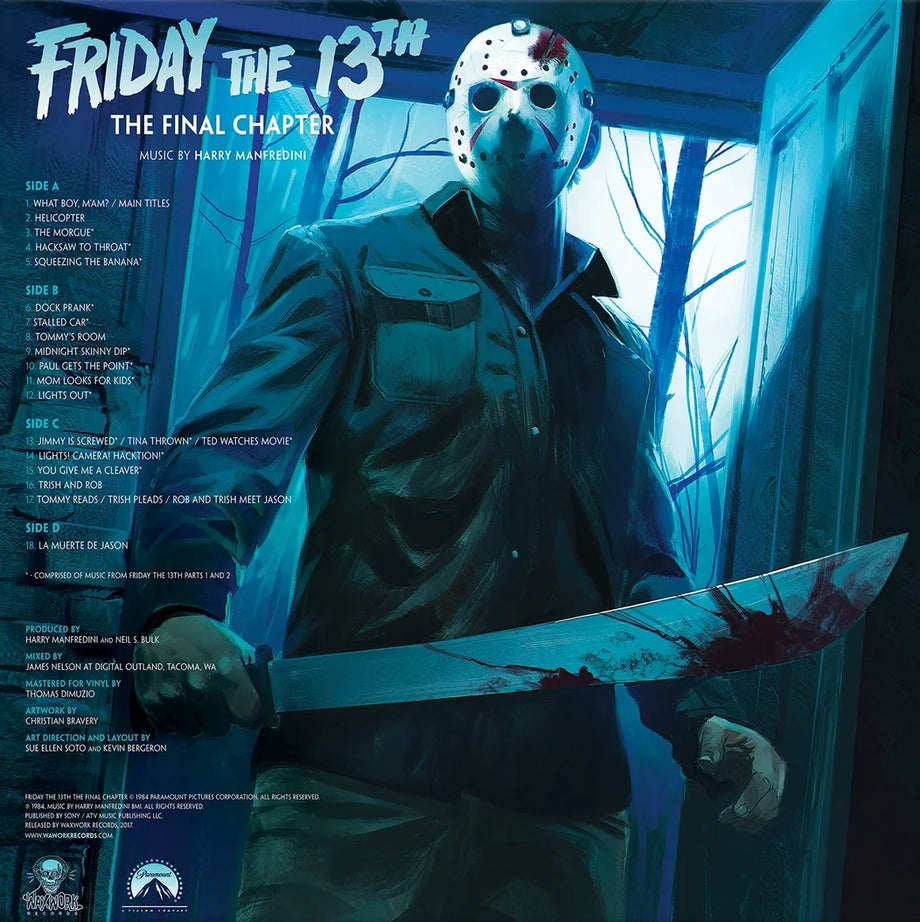 Friday The 13th Part 8 Soundtrack Vinyl by hot Waxwork Records SEALED