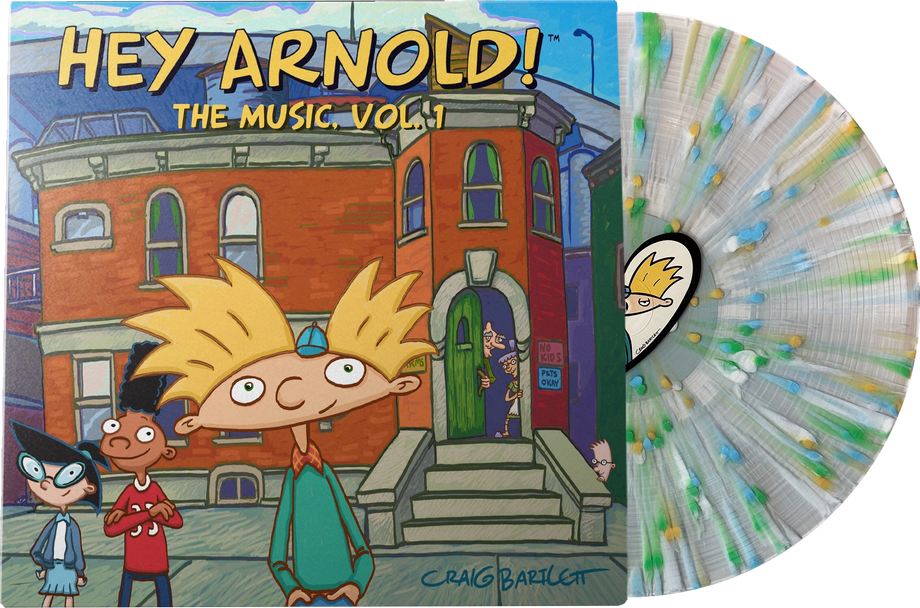 SEALED Jim Lang Hey Arnold! The Music Vol 1 Neon 2024 Green Splatter LP Vinyl Record