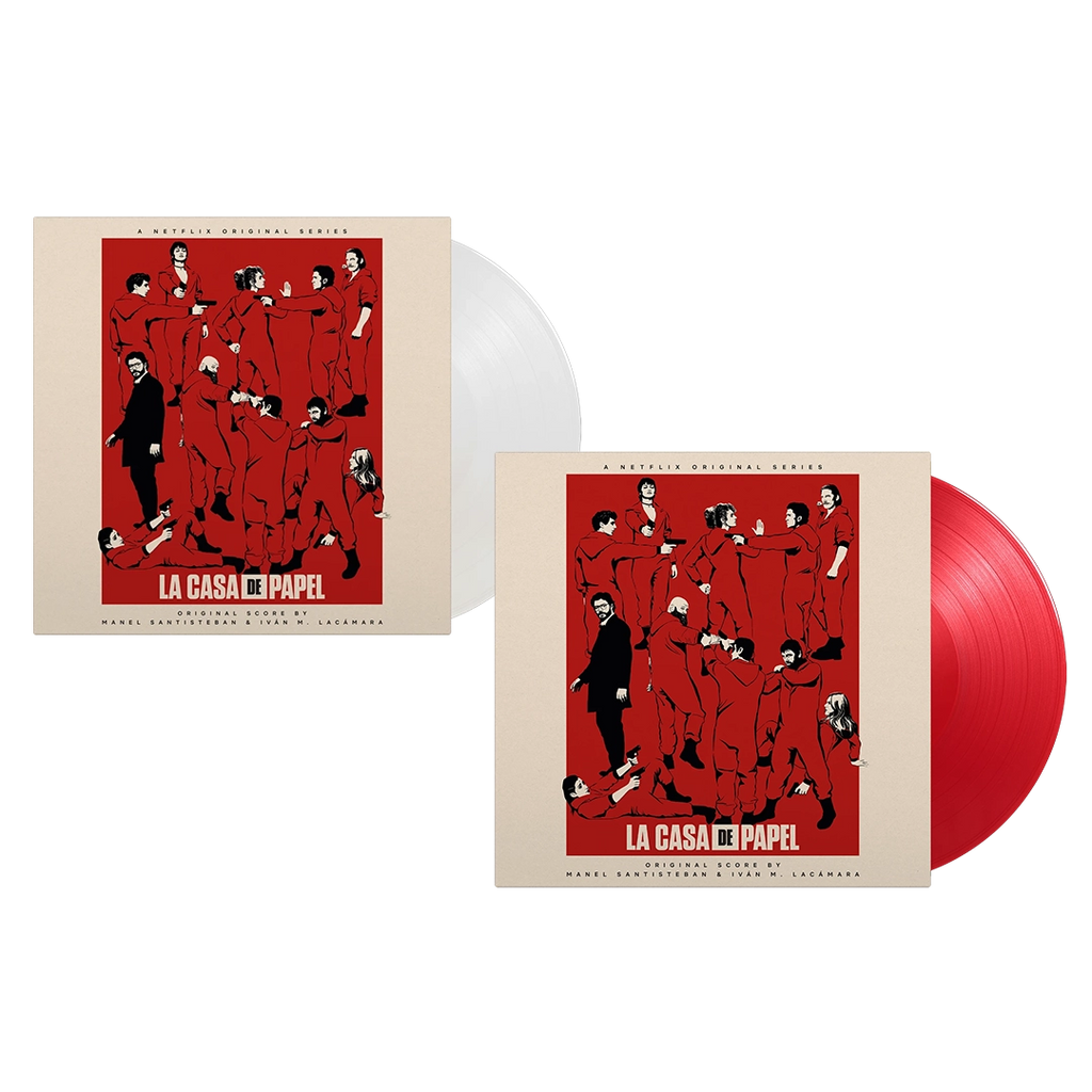 La Casa de Papel Bundle (Red & Crystal Clear) - Vinyl Soundtrack