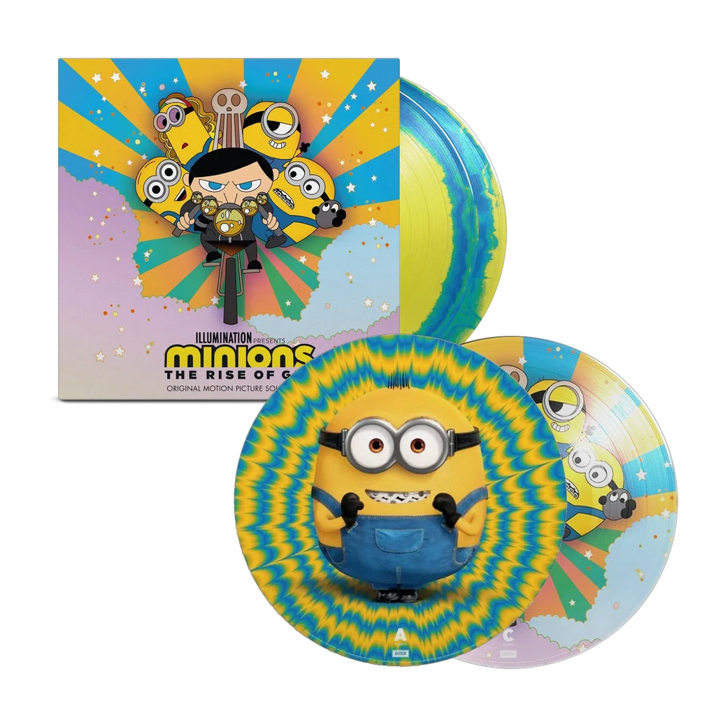 Minions: The Rise of Gru Bundle - Yellow/Blue discs + Picture Disc